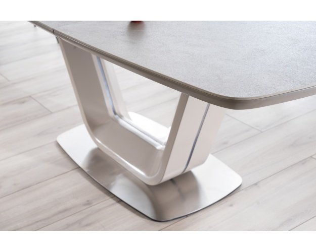 Stalas ARI CERAMIC Pilka marmuro efekto / Pilka MAT 160(220)X90