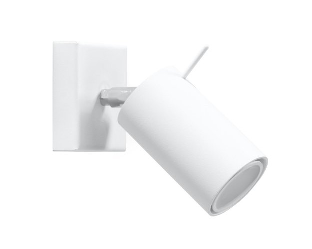 Sieninis šviestuvas RING baltas