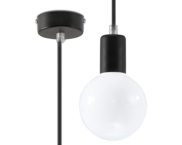 Pakabinamas šviestuvas EDISON juodas