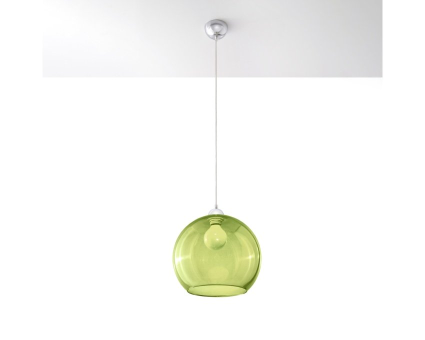 Pakabinamas šviestuvas BALL žalias
