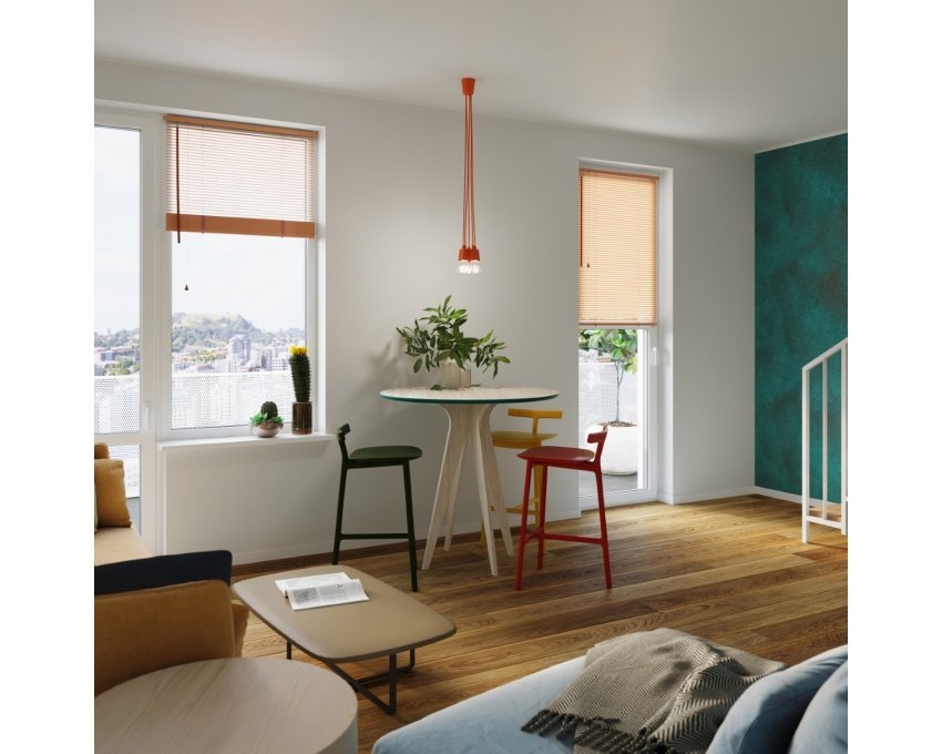 Pakabinamas šviestuvas DIEGO 3 oranžinis