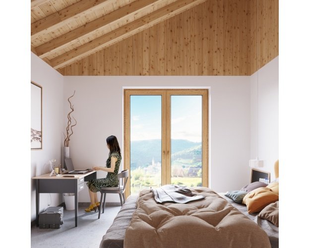 Stalo lempa INCLINE balta