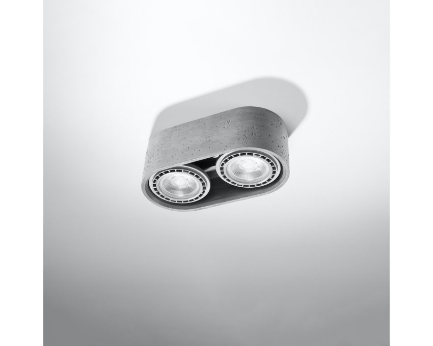 Lubinis šviestuvas BASIC 2 concrete