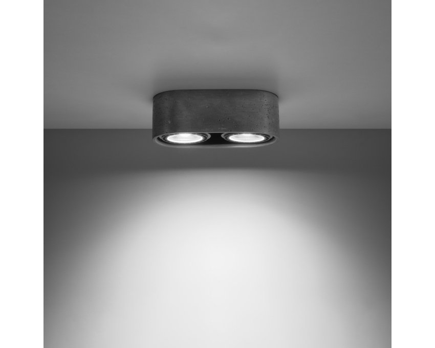 Lubinis šviestuvas BASIC 2 concrete
