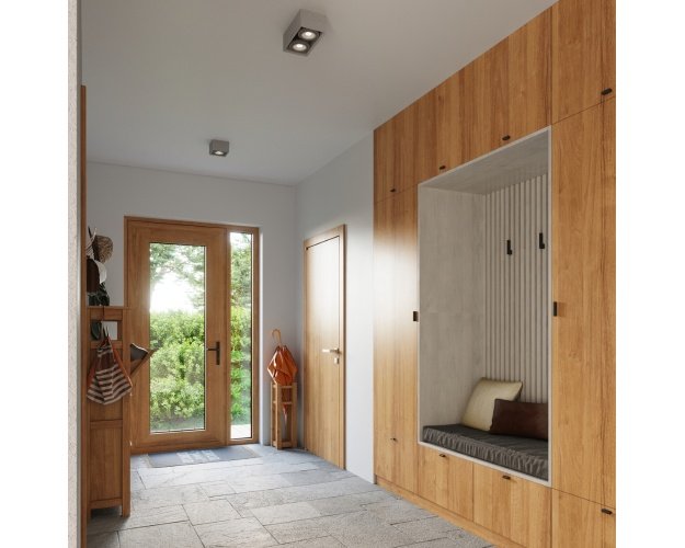 Lubinis šviestuvas QUATRO 1 betonas