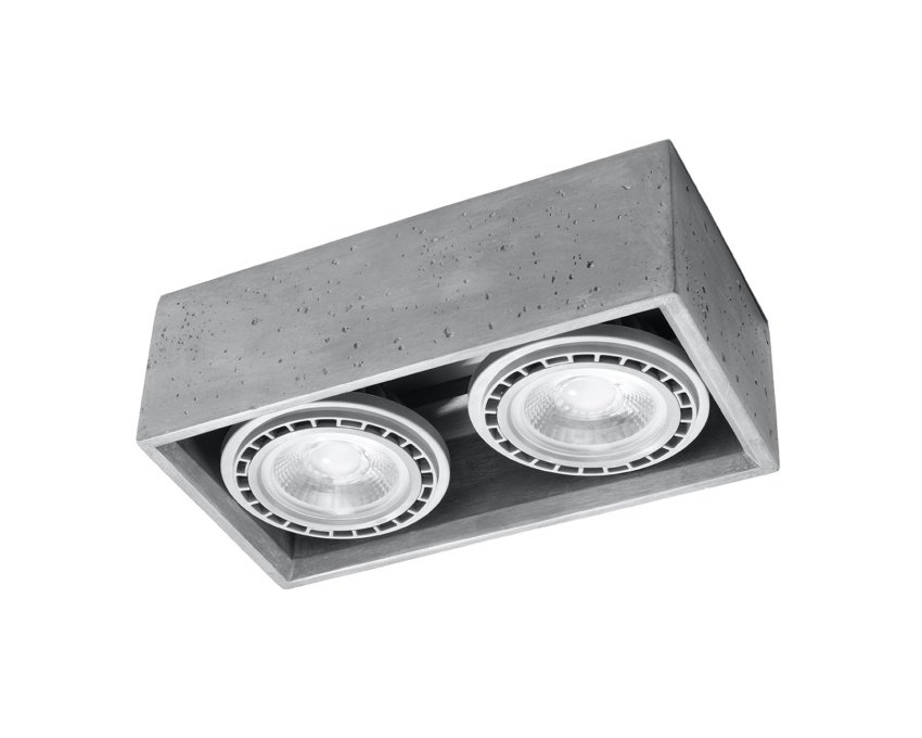 Lubinis šviestuvas QUATRO 2 concrete