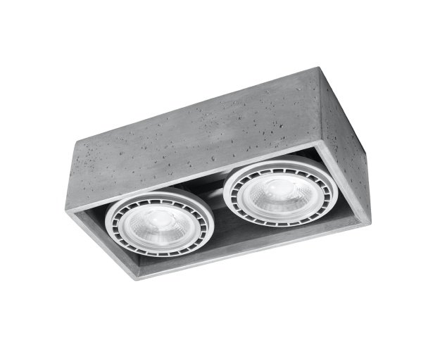 Lubinis šviestuvas QUATRO 2 concrete