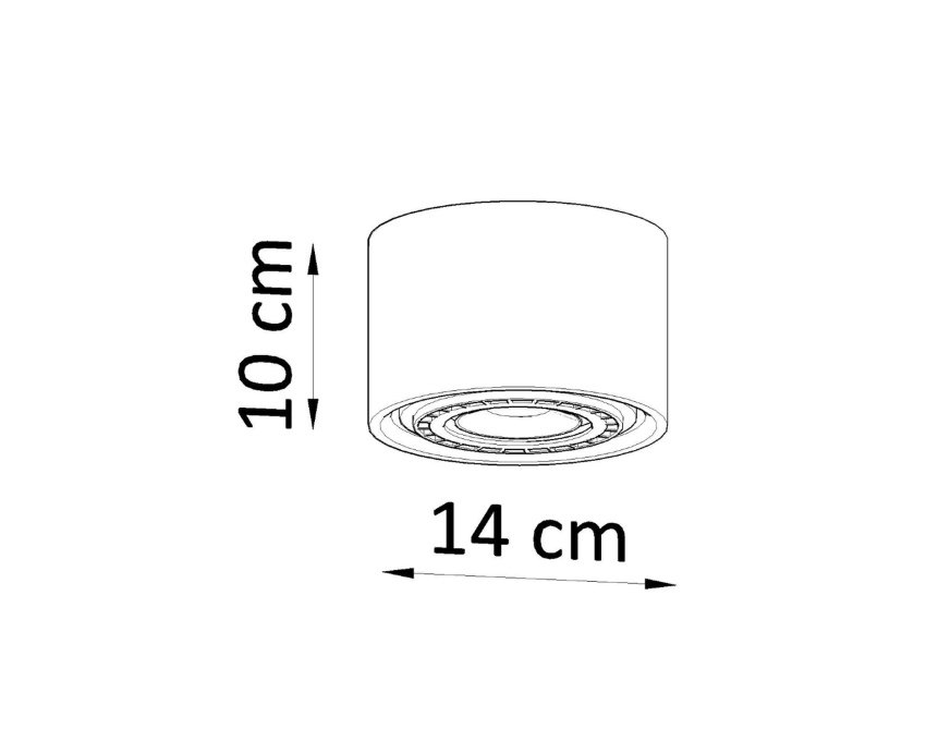 Plafond BASIC 1 natūrali mediena
