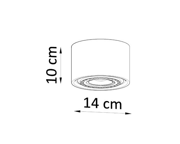Plafond BASIC 1 natūrali mediena