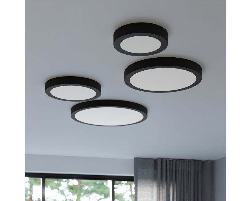 Lubinis šviestuvas ONYX 60 juodas LED 3000K
