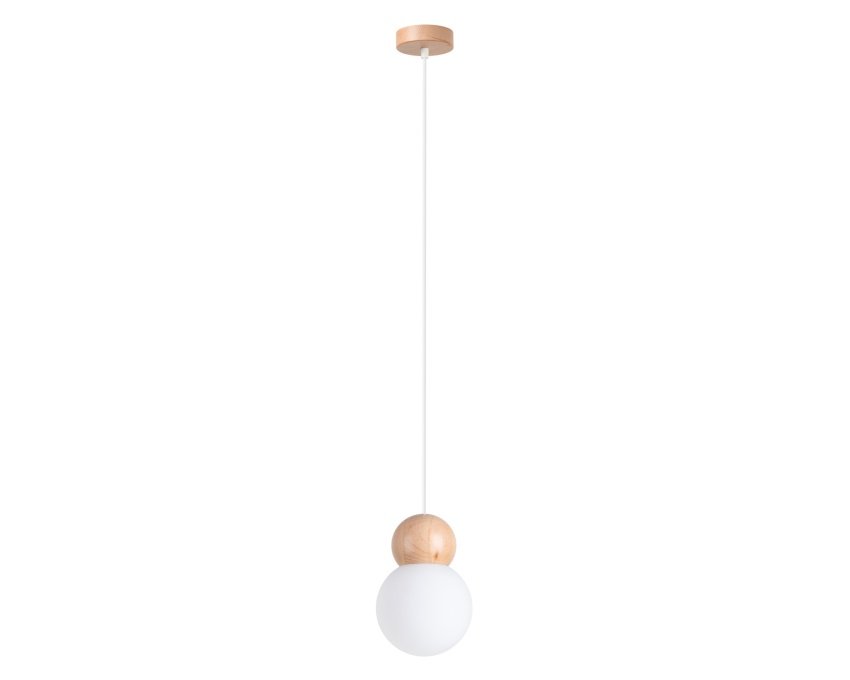 Lempos pakabukas PEKKA 1 blanc/bois naturel