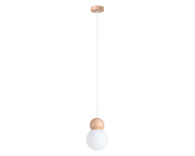 Lempos pakabukas PEKKA 1 blanc/bois naturel