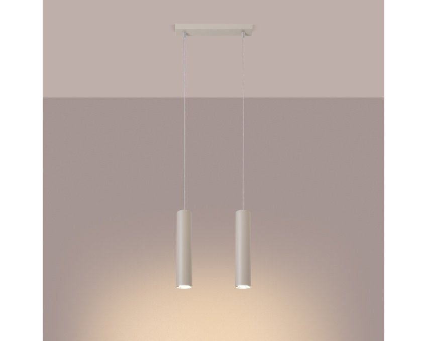 Pakabinamas šviestuvas LAGOS 2 beige