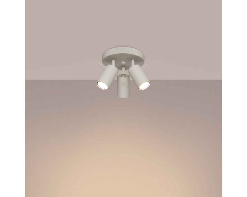 Lubinis šviestuvas RING 3P beige
