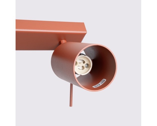 Lubinis šviestuvas RING 6L raudona ochra