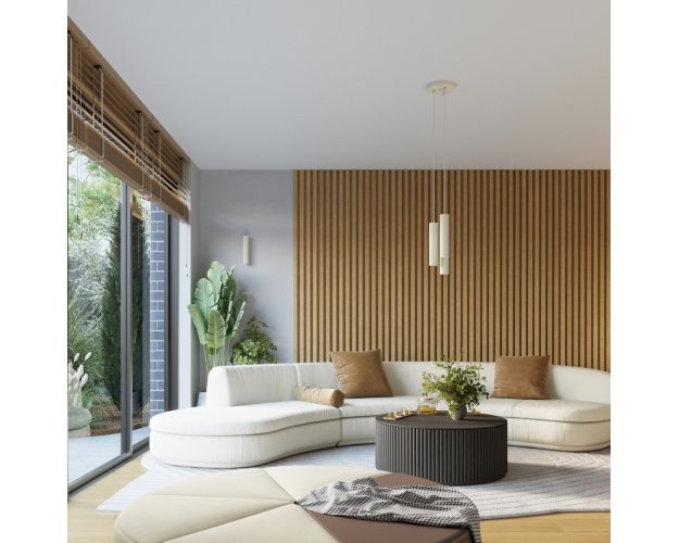 Sieninis šviestuvas KARBON 20 beige