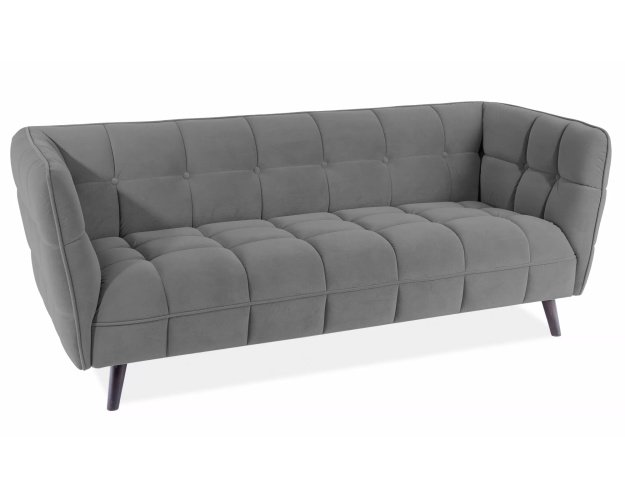 Sofa CAST3 Aksomas, Pilka 14 / Vengė 2