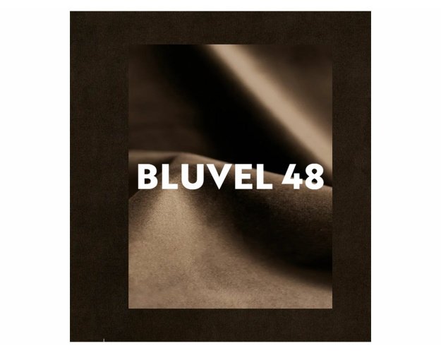 Kėdė CH Aksomas, Juoda/Ruda 48