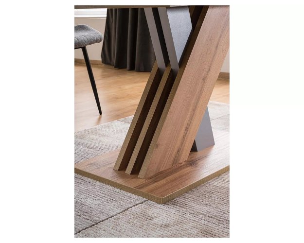 Ištraukiamas valgomasis stalas 140–180 × 85 cm | EX Ažuolas Wotan/Sida