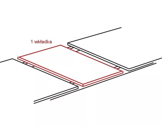 Stalas iš ąžuolo efekto su juodu rėmu – išsiplečiantis 100–168 cm