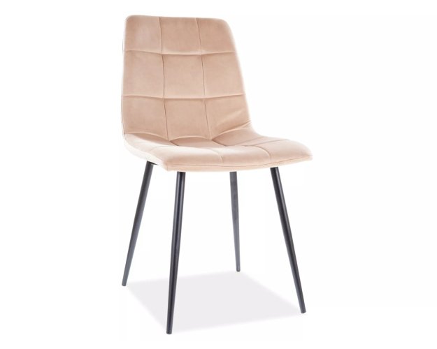 Kėdė MI Aksomas, Juoda/Smėlio 28 2