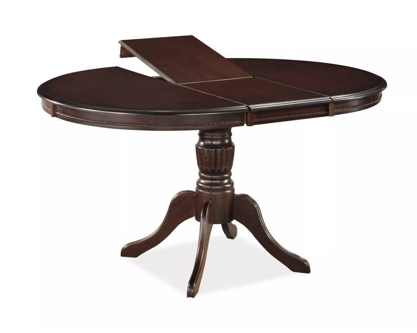 Tamsaus riešuto stalas OLI 106(141)x106 – Stalai
