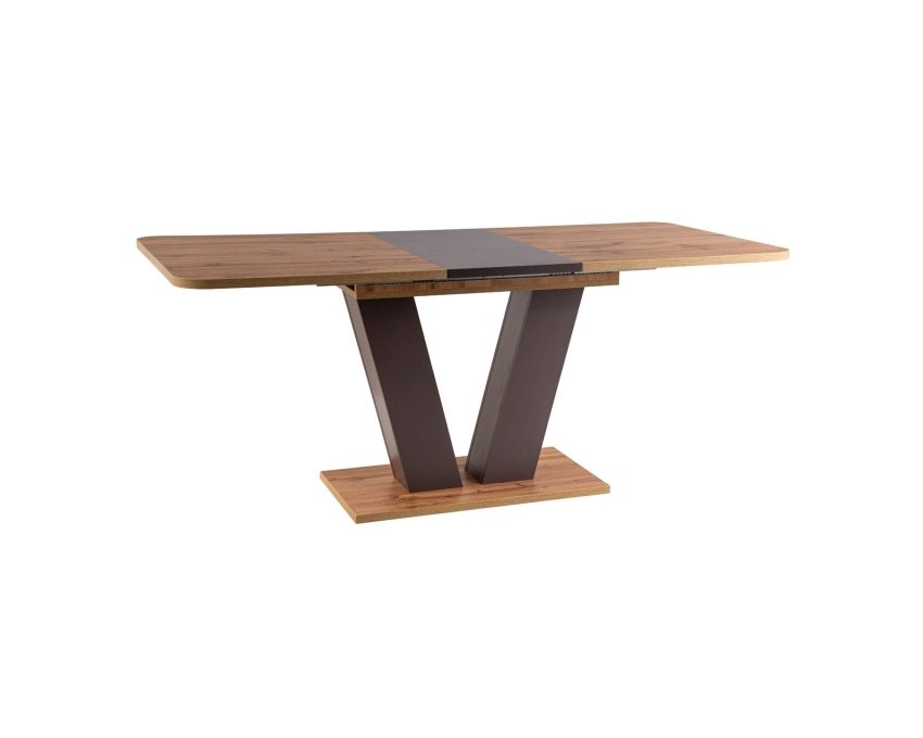 Ištraukiamas valgomojo stalas PLA Ažuolas Wotan | 136–176 x 80 cm