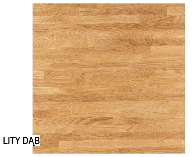 Kvadratinis 60x60 stalas – natūrali faneruotė Ąžuolas/Juoda