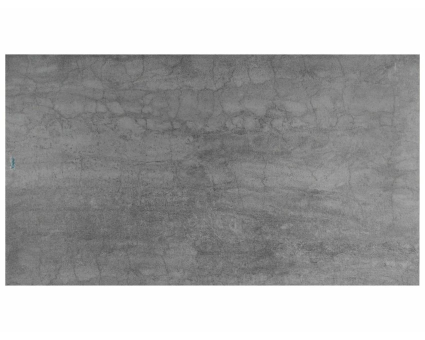 Stalas SAL CERAMIC | Keraminis stalviršis Pilkas marmuras/Juodas (160–