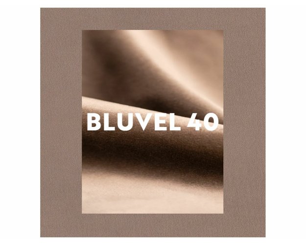 Aksominė valgomojo kėdė su juodu metaliniu rėmu — Bluvel 40