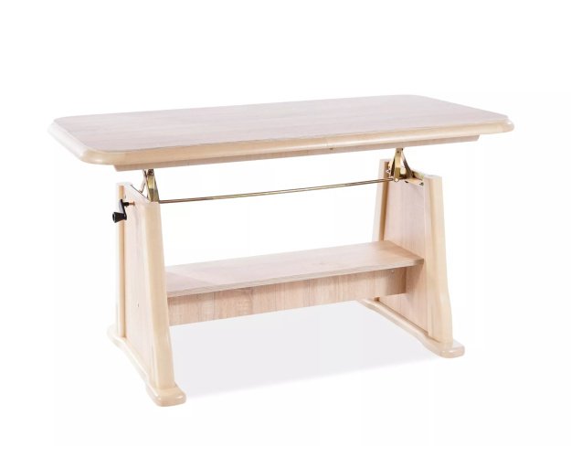 Reguliuojamo aukščio žurnalinio stalo ąžuolas sonoma | 170 cm