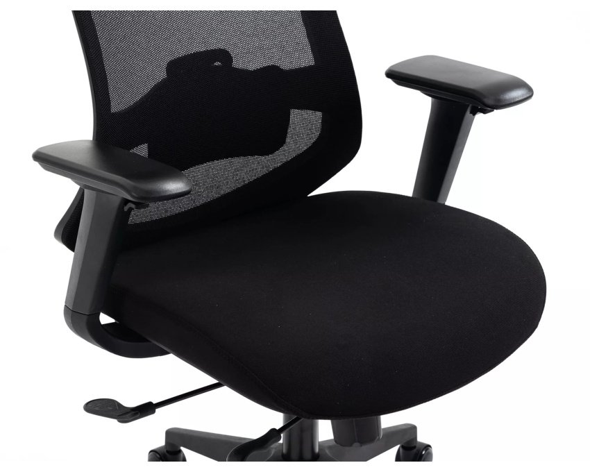 Ergonomiškas pasukamas biuro fotelis su galvos ir juosmens atrama