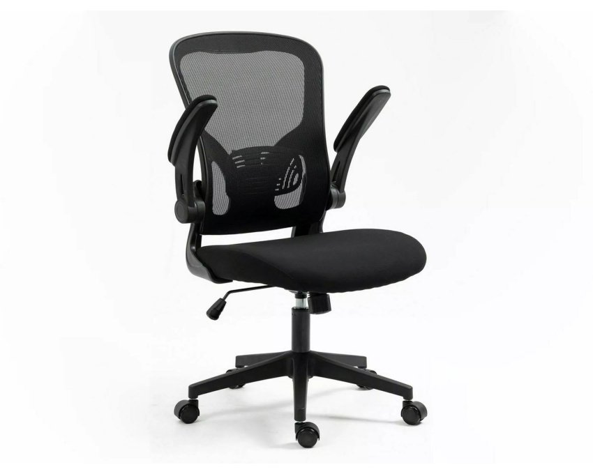 Darbo kėdė iš audinio ir tinklelio su TILT mechanizmu ir porankiais