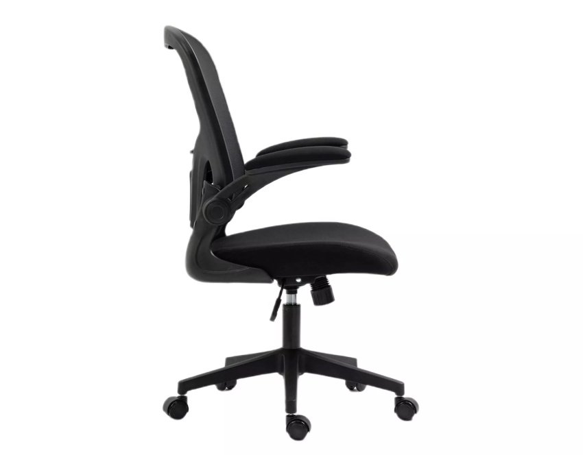 Darbo kėdė iš audinio ir tinklelio su TILT mechanizmu ir porankiais