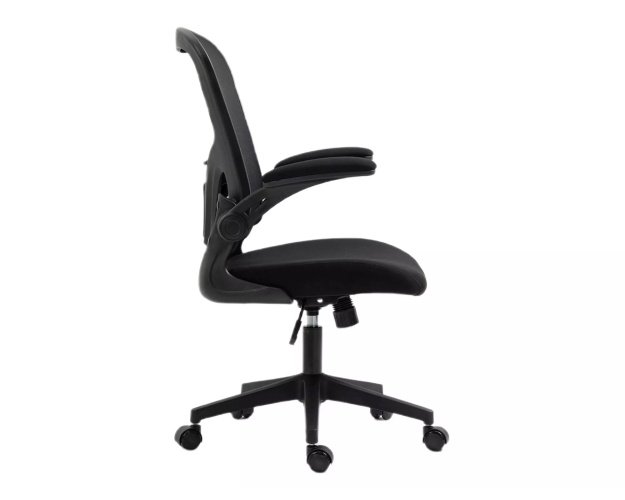 Darbo kėdė iš audinio ir tinklelio su TILT mechanizmu ir porankiais