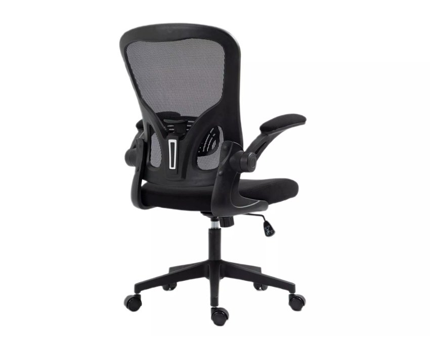 Darbo kėdė iš audinio ir tinklelio su TILT mechanizmu ir porankiais