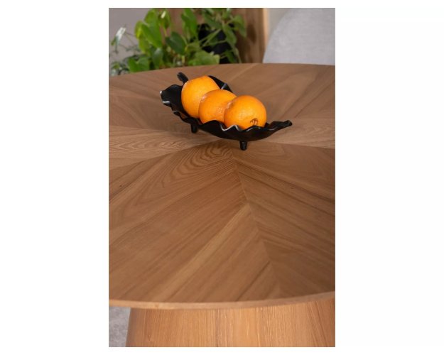 Valgomasis stalas 120 cm – ąžuolo faneruotė | Stalai