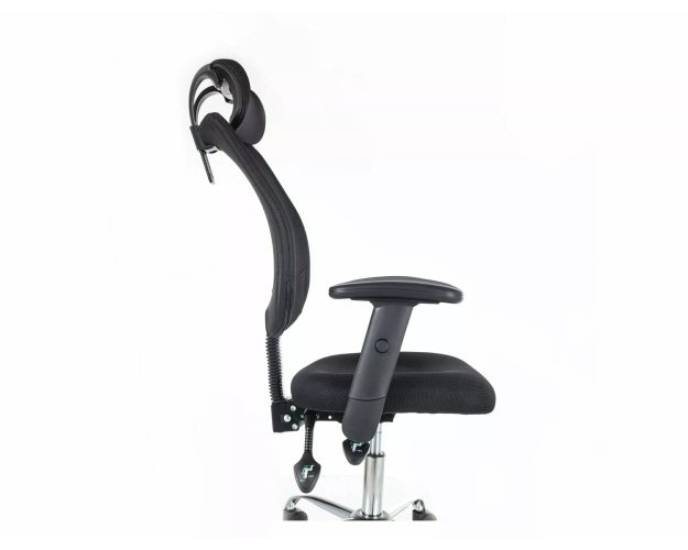 Ergonomiška biuro kėdė su reguliuojamais porankiais ir sukamu mechaniz 2