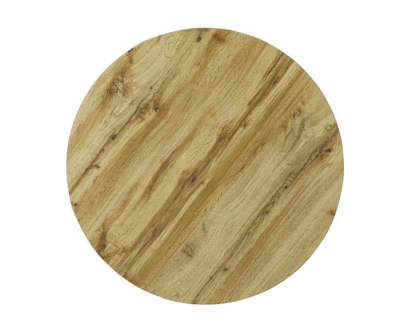 Kavos staliukų komplektas MDF faneruote — artisan ąžuolas/juoda