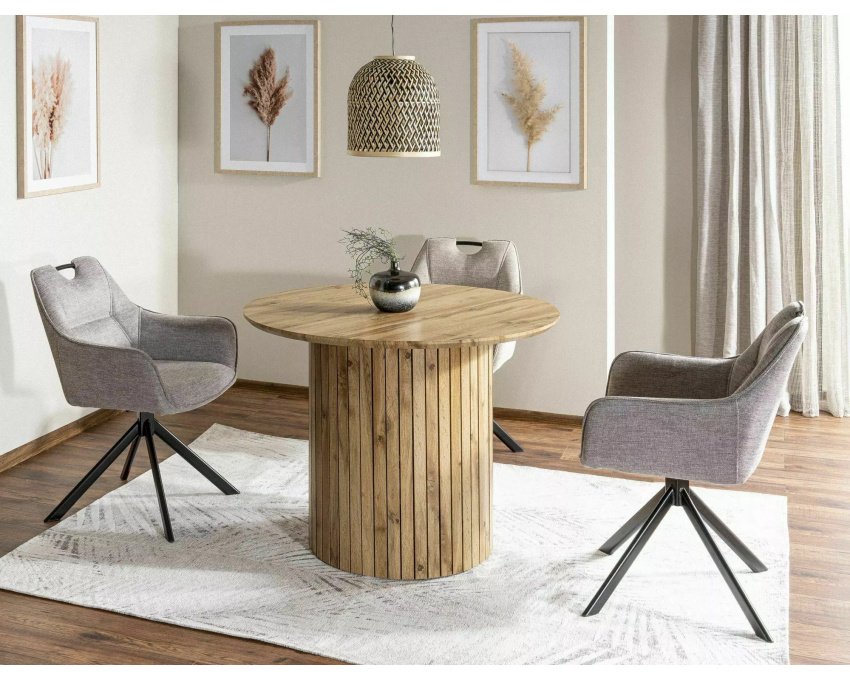 Stalas iš MDF su faneruote – Artisan ąžuolas | Stalai