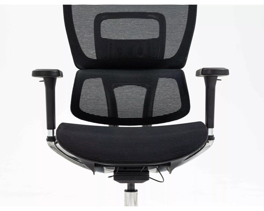 Ergonomiška biuro kėdė su sinchroniniu mechanizmu – juodas tinklelis