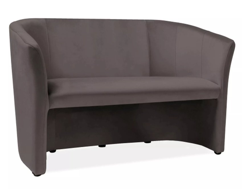 2 vietų veliūrinė sofa (pilka) – Bluvel 14 | Minkšti baldai