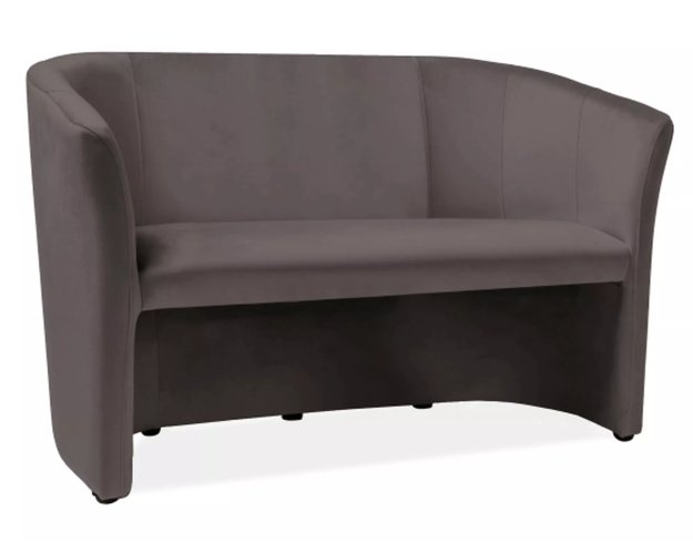 2 vietų veliūrinė sofa (pilka) – Bluvel 14 | Minkšti baldai