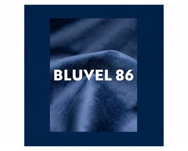 Aksominė dvivietė sofa tamsiai mėlyna – Minkšti baldai