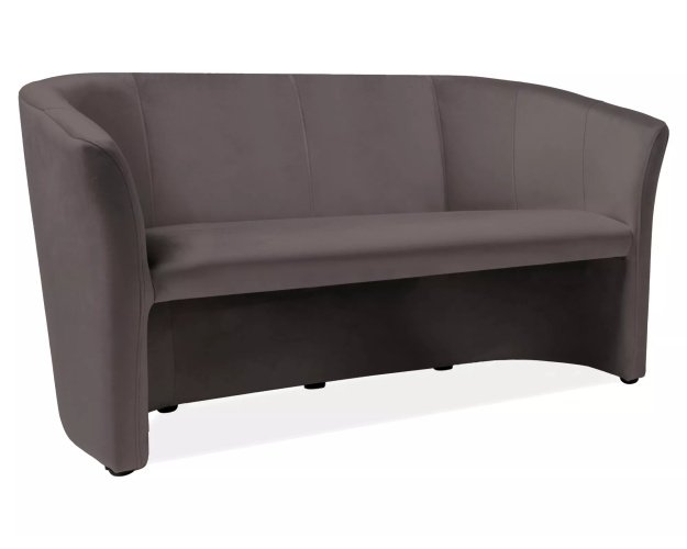 3 vietų veliūrinė sofa (pilka) – Bluvel 14 | Minkšti baldai