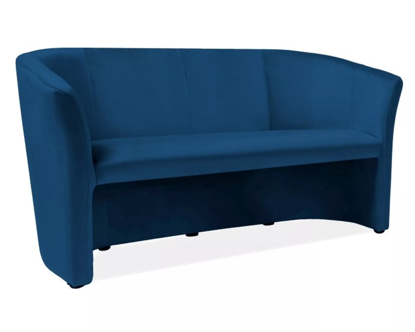3 vietų veliūrinė sofa – Bluvel 86 (granatinė)