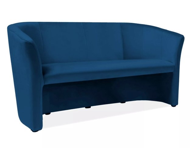 3 vietų veliūrinė sofa – Bluvel 86 (granatinė)
