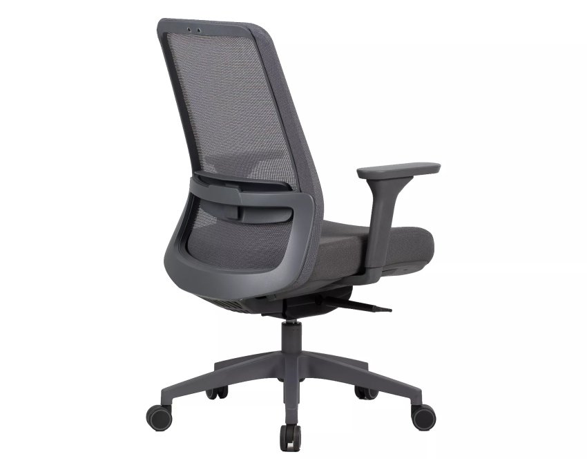 Ergonominis sukamas biuro fotelis su tinkline nugarėle | 3D porankiai