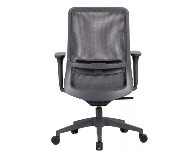 Ergonominis sukamas biuro fotelis su tinkline nugarėle | 3D porankiai