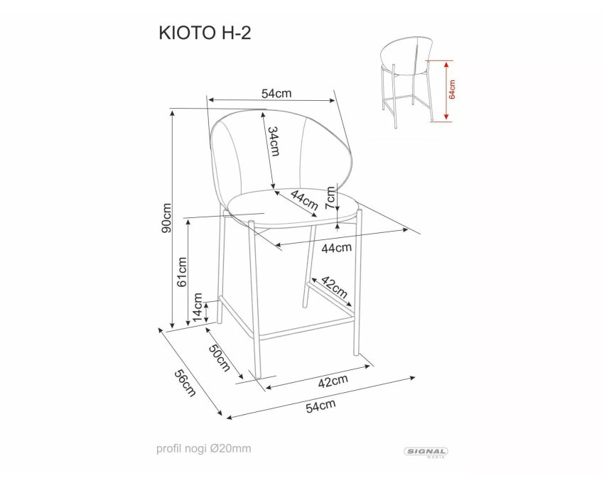Baro kėdė su pilku audiniu ir matinio juodo metalo rėmu — baro kėdė